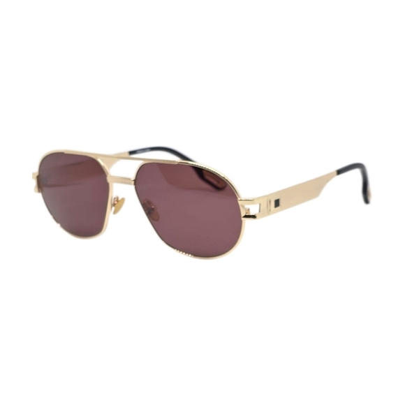Porta Romana GOLDSunglasses with Purple Lenses